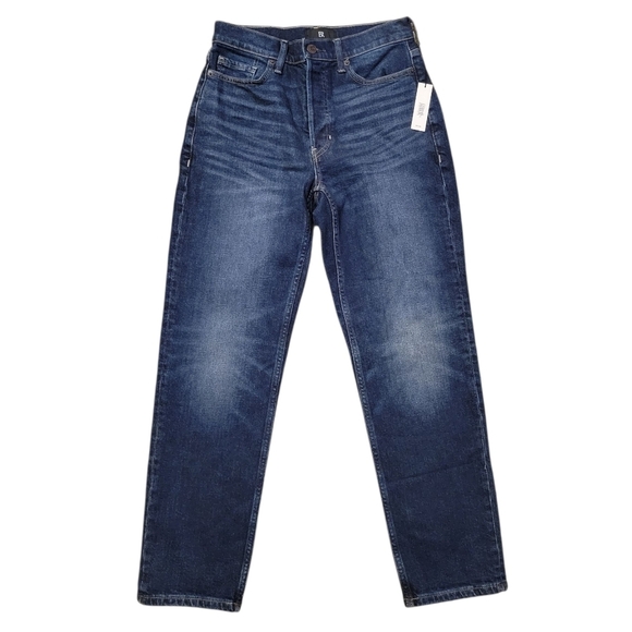 NWT Banana Republic Button Fly Straight J High Rise Blue Jeans Women's  Size 27 - Picture 4 of 12